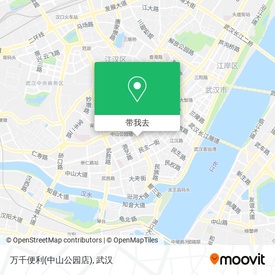 万千便利(中山公园店)地图