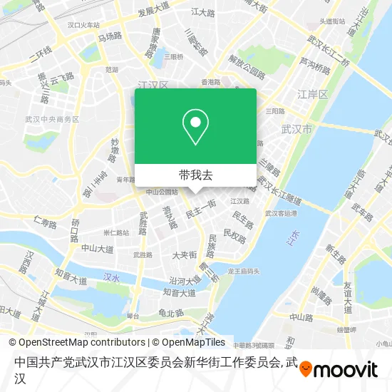 中国共产党武汉市江汉区委员会新华街工作委员会地图