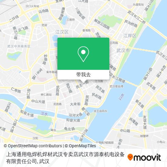 上海通用电焊机焊材武汉专卖店武汉市源泰机电设备有限责任公司地图