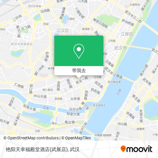艳阳天幸福殿堂酒店(武展店)地图