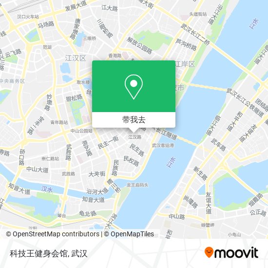 科技王健身会馆地图