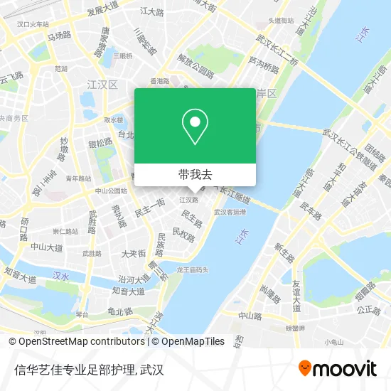 信华艺佳专业足部护理地图
