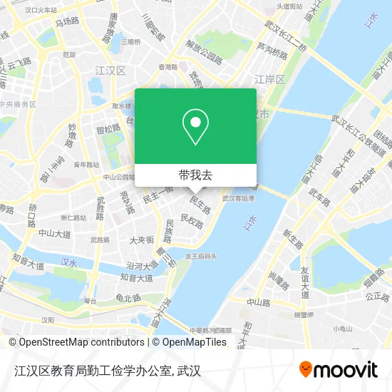 江汉区教育局勤工俭学办公室地图