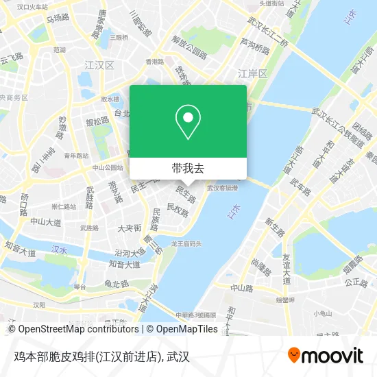 鸡本部脆皮鸡排(江汉前进店)地图