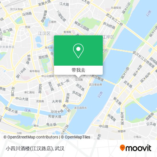 小四川酒楼(江汉路店)地图