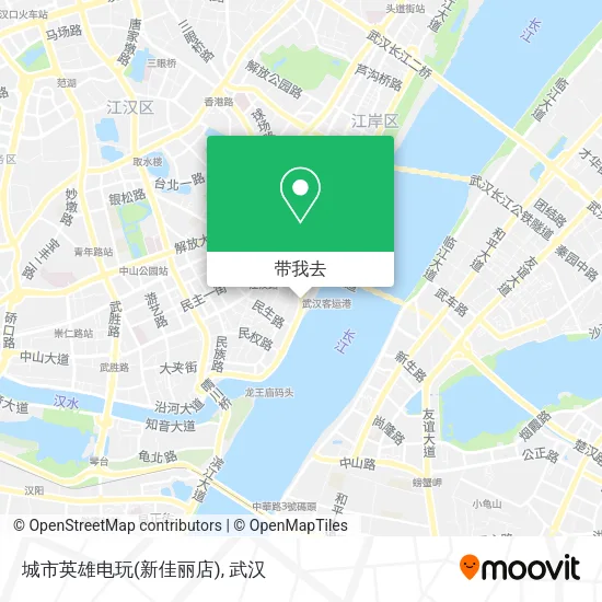 城市英雄电玩(新佳丽店)地图