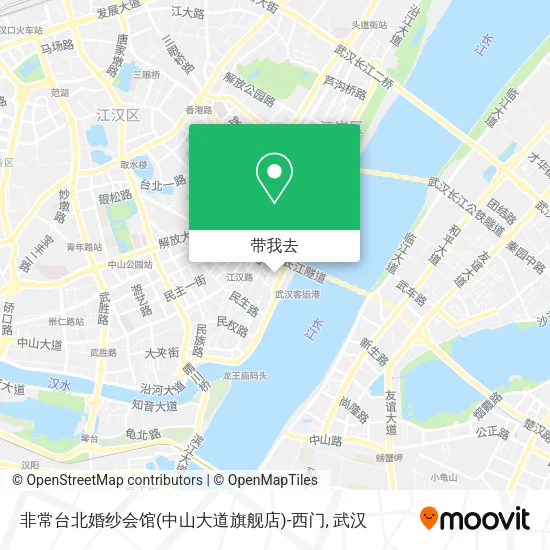 非常台北婚纱会馆(中山大道旗舰店)-西门地图