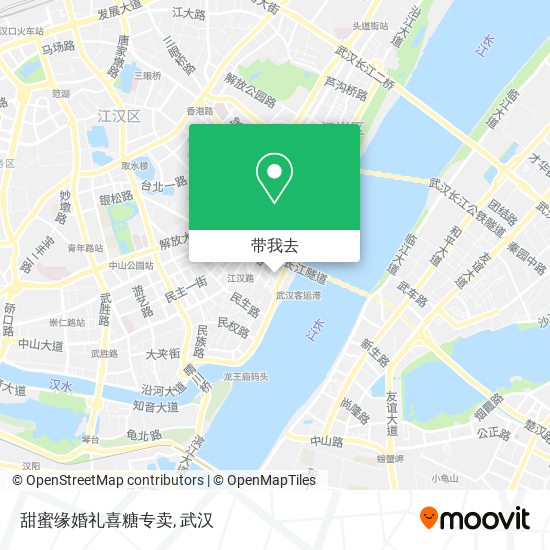 甜蜜缘婚礼喜糖专卖地图