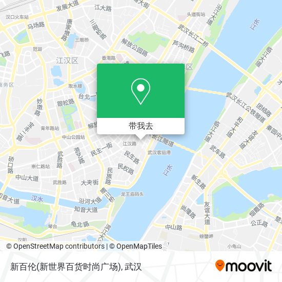 新百伦(新世界百货时尚广场)地图