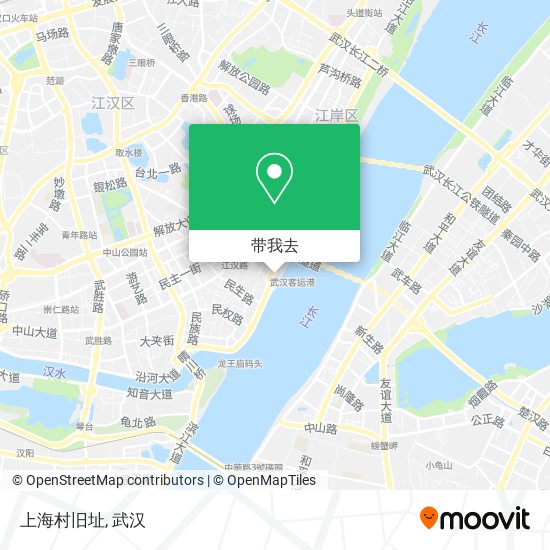 上海村旧址地图