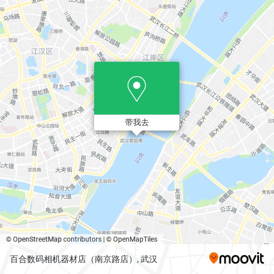 百合数码相机器材店（南京路店）地图