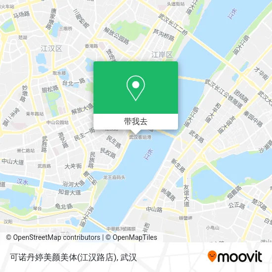 可诺丹婷美颜美体(江汉路店)地图