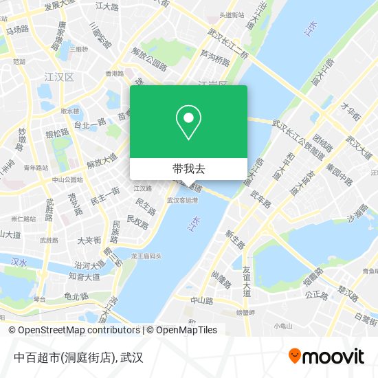 中百超市(洞庭街店)地图