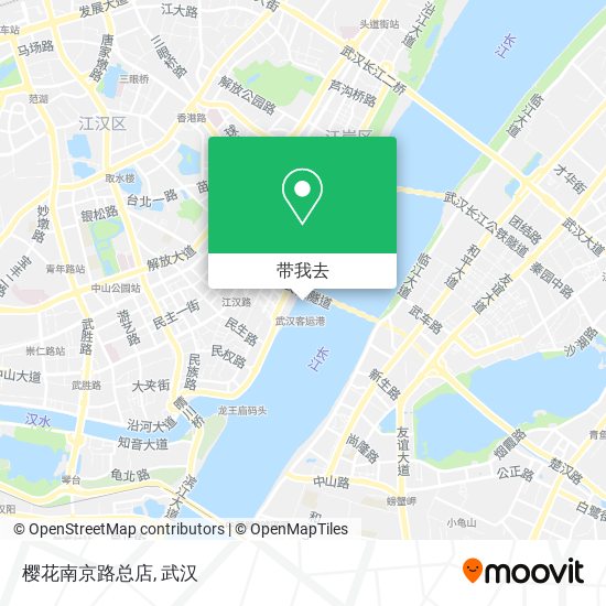 樱花南京路总店地图