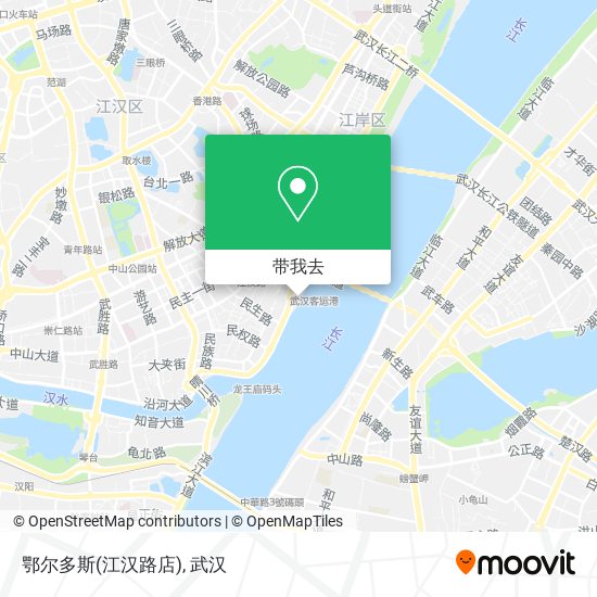 鄂尔多斯(江汉路店)地图