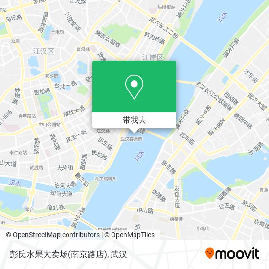 彭氏水果大卖场(南京路店)地图