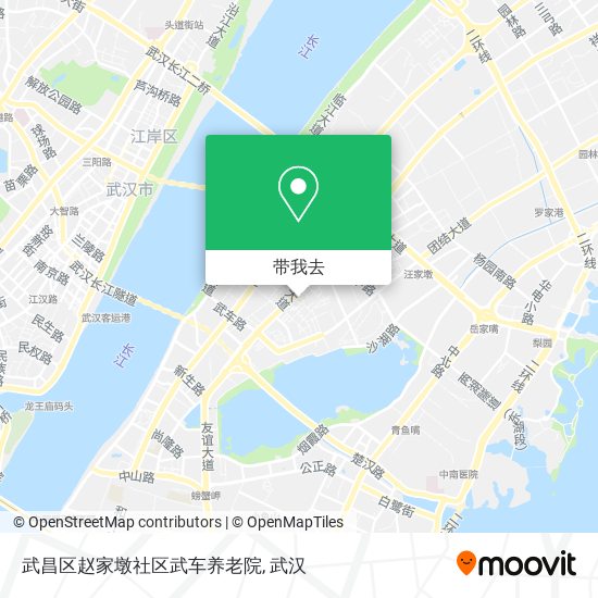 武昌区赵家墩社区武车养老院地图