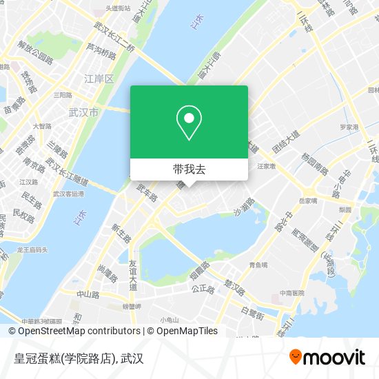 皇冠蛋糕(学院路店)地图