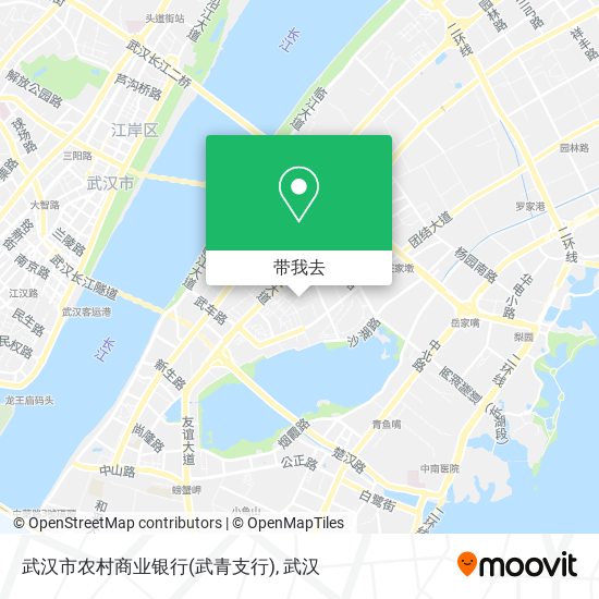 武汉市农村商业银行(武青支行)地图