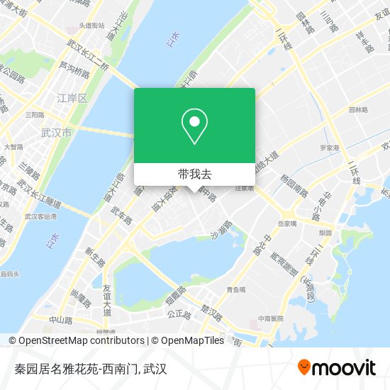 秦园居名雅花苑-西南门地图