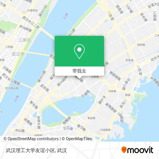 武汉理工大学友谊小区地图