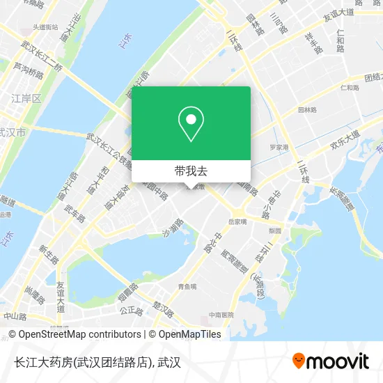长江大药房(武汉团结路店)地图