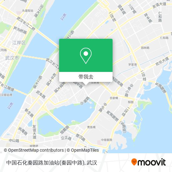 中国石化秦园路加油站(秦园中路)地图