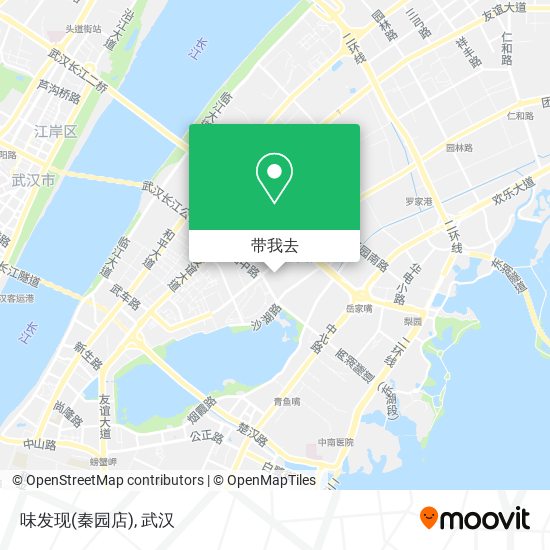 味发现(秦园店)地图