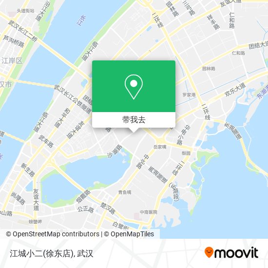 江城小二(徐东店)地图