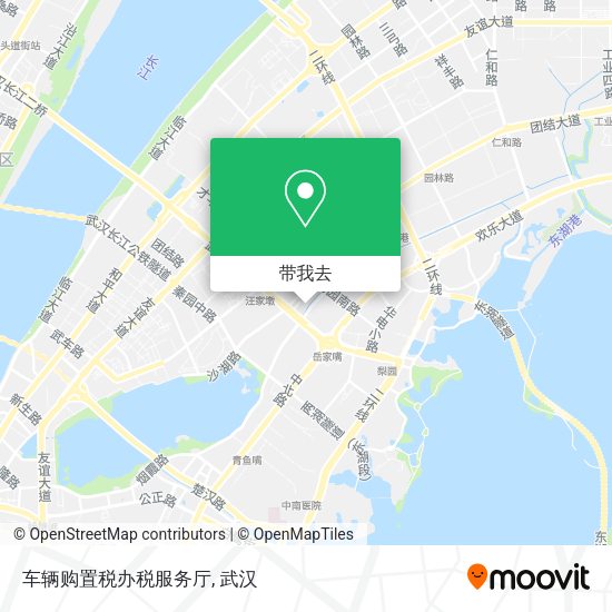 车辆购置税办税服务厅地图