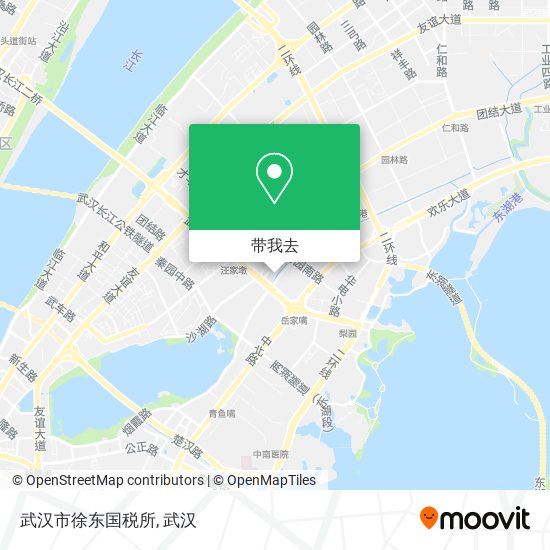 武汉市徐东国税所地图