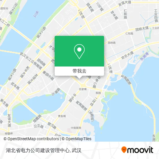 湖北省电力公司建设管理中心地图