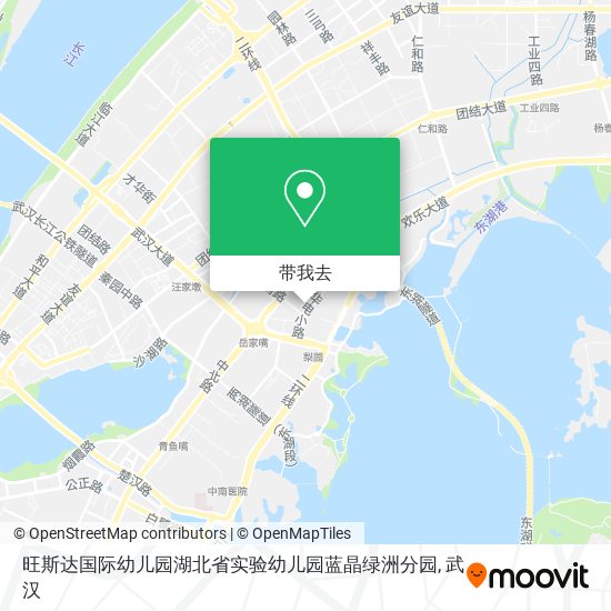 旺斯达国际幼儿园湖北省实验幼儿园蓝晶绿洲分园地图