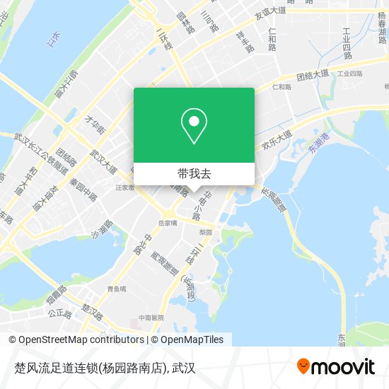 楚风流足道连锁(杨园路南店)地图