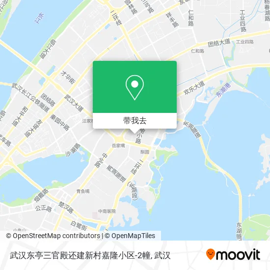 武汉东亭三官殿还建新村嘉隆小区-2幢地图