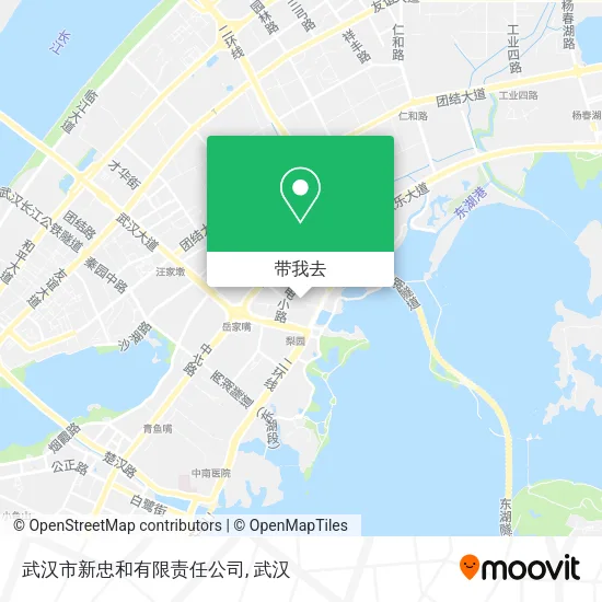 武汉市新忠和有限责任公司地图