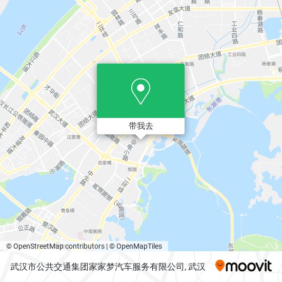 武汉市公共交通集团家家梦汽车服务有限公司地图