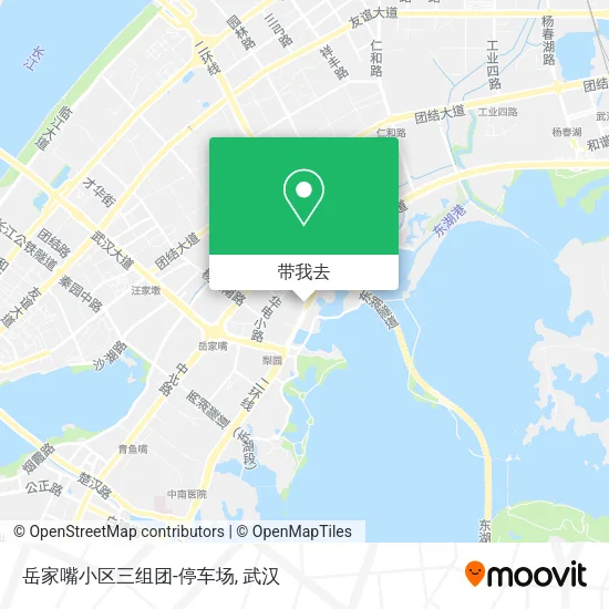 岳家嘴小区三组团-停车场地图