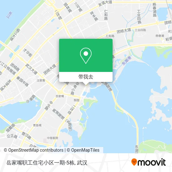岳家嘴职工住宅小区一期-5栋地图