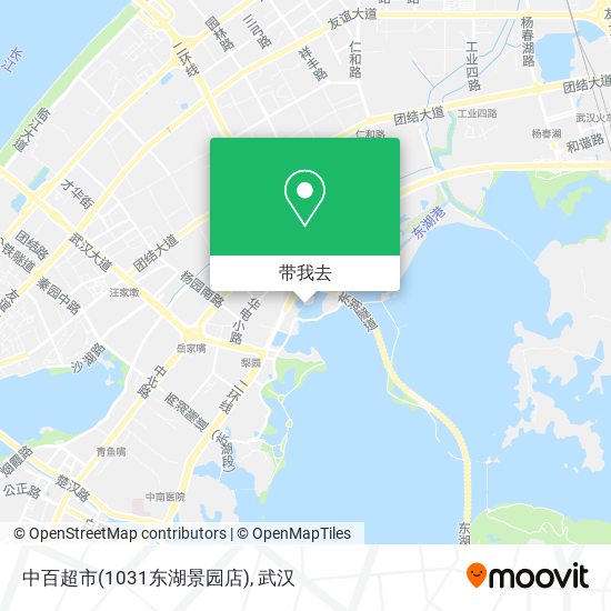 中百超市(1031东湖景园店)地图