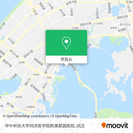 华中科技大学同济医学院附属梨园医院地图