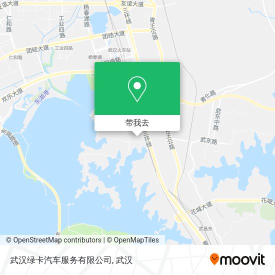武汉绿卡汽车服务有限公司地图