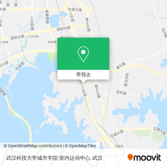 武汉科技大学城市学院-室内运动中心地图