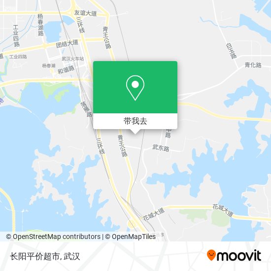 长阳平价超市地图