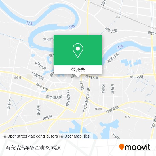 新亮洁汽车钣金油漆地图