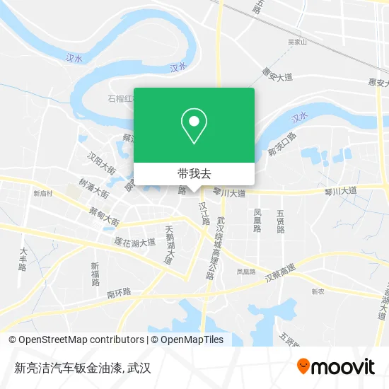 新亮洁汽车钣金油漆地图