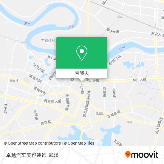 卓越汽车美容装饰地图
