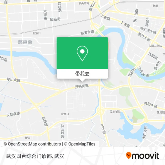 武汉四台综合门诊部地图