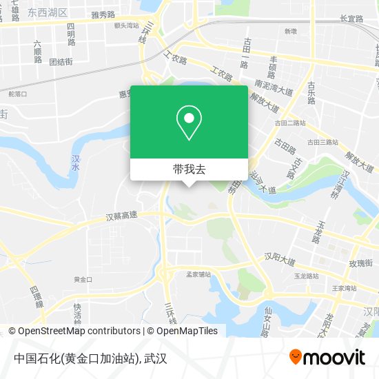 中国石化(黄金口加油站)地图