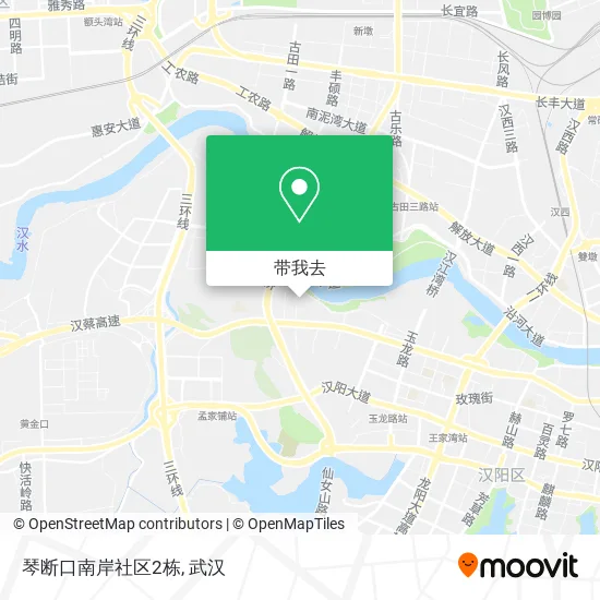 琴断口南岸社区2栋地图